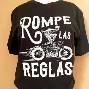 Sickpack California. ROMPE LAS REGLAS .  Motorcycle T-Shirt Bike